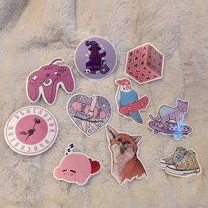 Accessory stickers (10x pack)